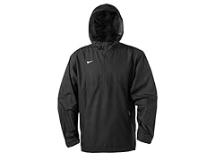 1/4 Zip Hooded Jacket - Black (3XL)