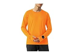 SG Edge Men's Orange L/S Rashguard (S)