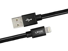 URGE 3' Faux Leather Lightinng Cables: 2 Pk