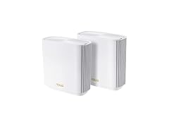 ASUS ZenWiFi - AX7800 WiFi 6 AiMesh Home Wireless System - White (2-Pack)