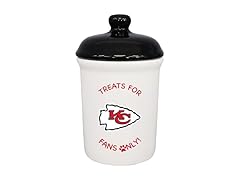 CHIEFS Pet Treat Ceramic Canister