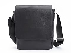 Leather Cross-Body Tablet Bag