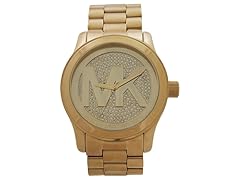 Michael Kors MK5706 Runway Logo Rose Watch