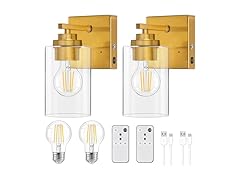 Yochoice Rechargeable LED Wall Light Fixtures Dimmable