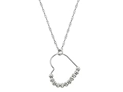 Italian Sterling Silver Heart Necklace