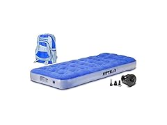 Pittman Outdoors Kid's Twin Size Air Mattress Portable Battery