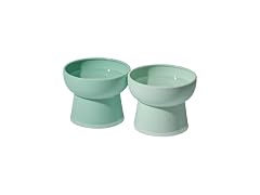 Necoichi 2pcs Elevated Cat Water Bowls