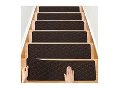Safotad Stair Treads Coffee Brown 15pk