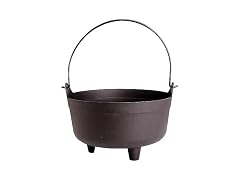 14in. Black Cauldron Halloween Decoration
