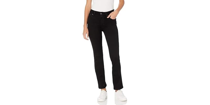 Levi's Women's 725 High Rise Bootcut Jeans (Black Stretch)