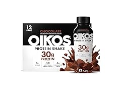 12CT Oikos Protein Shake, Chocolate, 30g High Protein