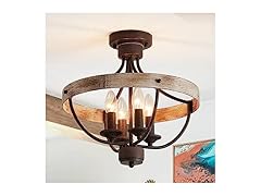 Parrot Uncle BBW9128-4-PU Chandelier Light