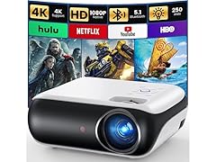 HAPPRUN Full HD Bluetooth Projector