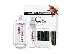 Jevvu Shoe Cleaner Kit with 3 Brushes Towel