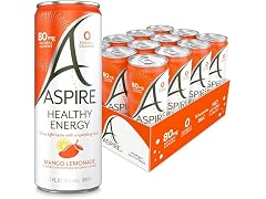 12PK ASPIRE® Mango Lemonade, Healthy Energy Drink