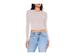 Forever 21 Women (S) Glitter Knit Top