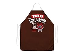 "Dad the Grill Master" Apron-Brown