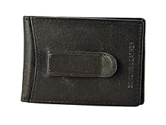 Leather Flip Clip Wallet