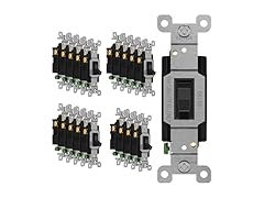 ENERLITES Black Toggle Light Switch