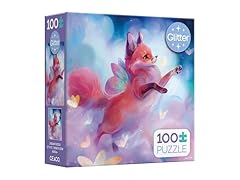 Ceaco Glitter Butterfox 100 Pc Jigsaw Puzzle