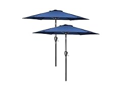Simple Deluxe 2-Pack 7.5' Patio Umbrellas