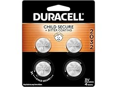 Duracell 3V Lithium Coin Battery 4 Count Pack