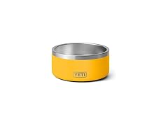 YETI Boomer 4, Stainless Steel- Alpine Yellow