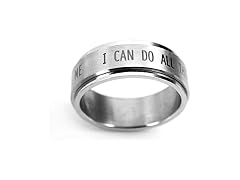 FORGIVEN JEWELRY Stainless Steel RSS7 I Can Ring