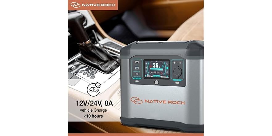 Snapper Rocks Power Station Native Rock NRP25 2200W Portable Power Station