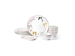 Stone Lain Rosie 12-Piece Dinnerware Set Porcelain Multicolored