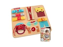 Fisher-Price Wood Montessori Toy Dressing Board