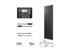 100W N-Type 12V Slim Solar Panel RV Kits