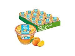 12PK Dole Fruit Bowls Diced Peaches in 100% Juice