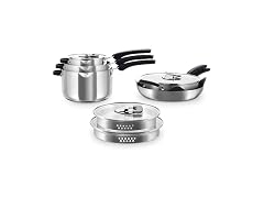 Zakarian by Dash Stainless Steel Cookware Set