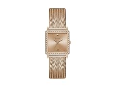 Guess Women's 28mm Watch - Rose Gold Tone Mesh