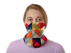 "Bright Geometry" Winter Neck Gaiter