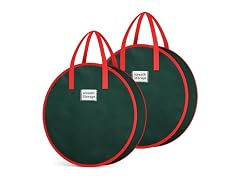 Criusia 2-Pack Wreath Storage Bag 36in