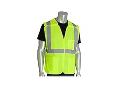 50PK Worktex Breakaway Safety Vest, 2 Pockets