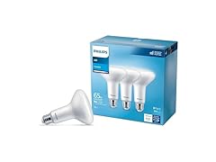 Philips Frosted Dimmable BR30 Bulb, 3Pack