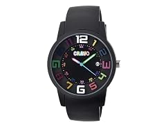 CRAYO Festival Unisex Watch w/ Date - Black