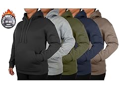 Womens Heavyweight Fleece-Lined Pullover Hoodie