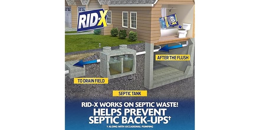 Bio Clean Vs Rid X Rid-X Septic Treatment 3.2oz