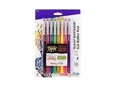 Pentel Arts Hybrid MATTEHOP Gel Roller 8Pk