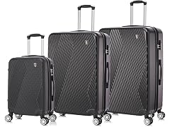 Tucci Italy Colpi Hardside Luggage Set of 3, 20/24/28"