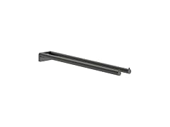 hansgrohe AddStoris S Dual Towel Bar in Brushed Black Chrome