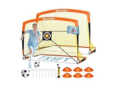 Dimples Soccer Goals Kids 7x5 FT Set of 2 (26.4"D x 36"W x 26.4"H)