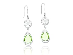 Sterling Silver CZ Earring
