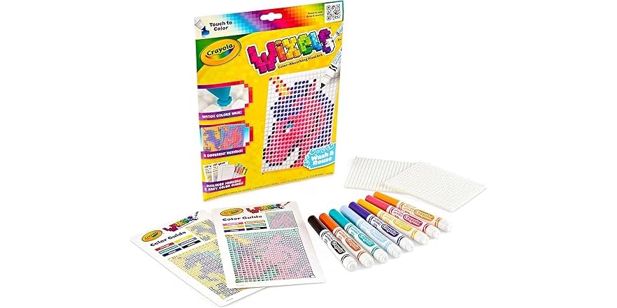 Crayola - Wixels Ensemble d'activité licorne - Au Royaume Des Titans