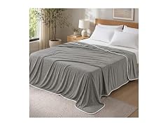 PHF Charcoal Grey Cooling Blanket Throw XL Size 50"x70"