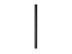 Black 84" High Modern Outdoor Direct Burial Post